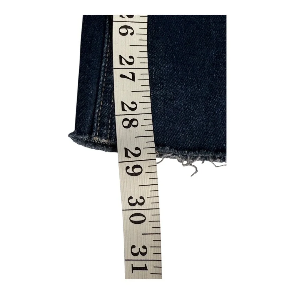 PAIGE Leenah Ankle Raw Hem Wide Leg Jeans Women's Size 10 (30) Gracie Lou NWT - Picture 7 of 7